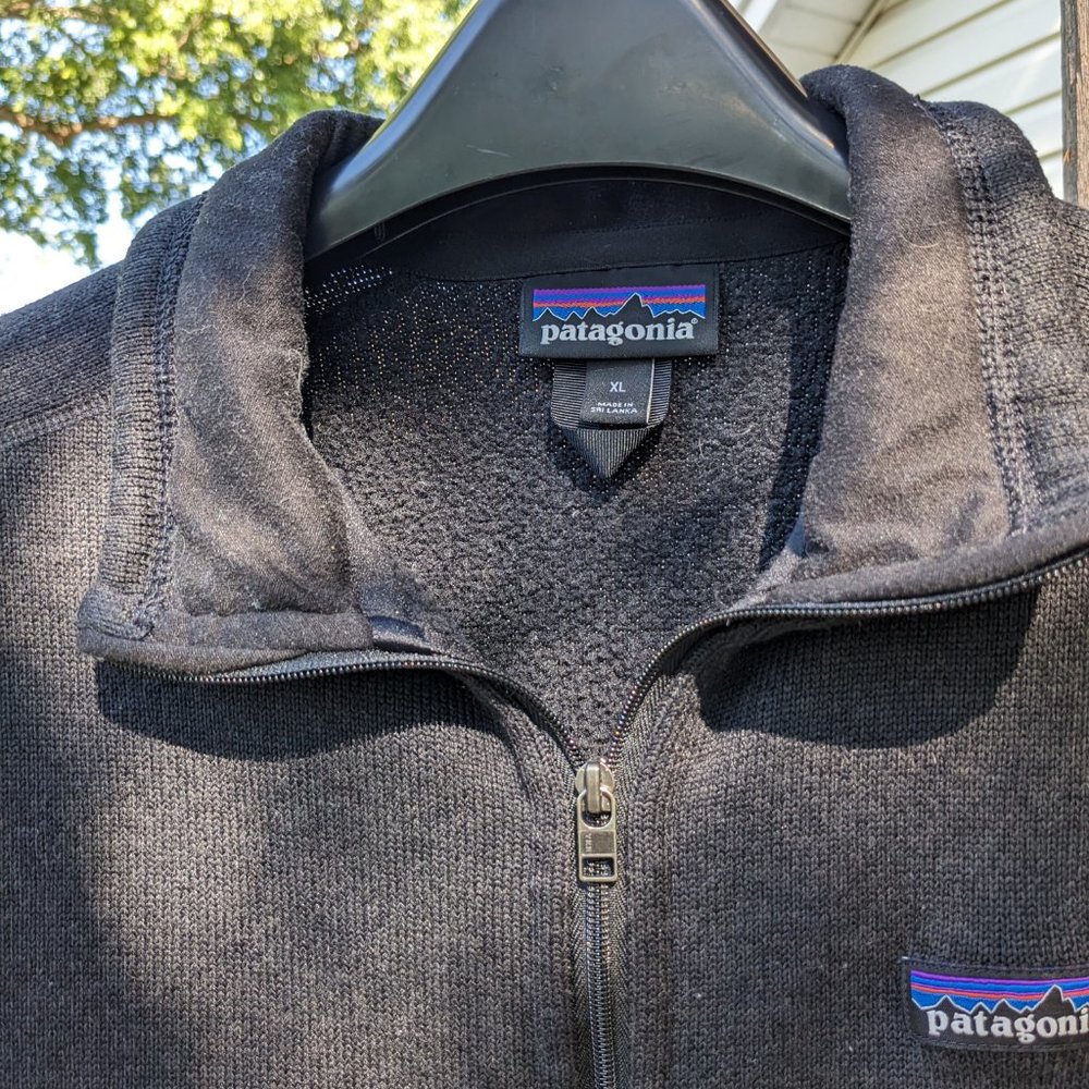 Patagonia Black Better Sweater Jacket size XL